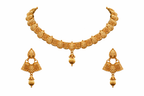 Ethinic Gold-Plated Heritage Jewelry Set for Women - Antique Finish