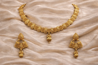 Ethinic Gold-Plated Heritage Jewelry Set for Women - Antique Finish
