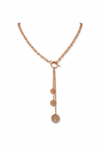 Gold Tone Eternal Life Tree Pendant Necklace for Women- Glossy Finish
