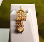 Ethnic Gold-Plated Rajwadi Filigree Choker Set Jewelry Set for Women - Glossy Finish / Non-Idol