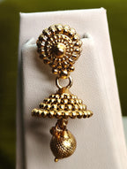 Ethnic Gold-Plated Traditional Antique Gold Choker with Shield Style Pendant Set for Women - Antique Finish / Non-Idol
