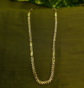 Gold-Tone Indo-Italian Mixed Link Premium Gold Chain for Women - Glossy Finish (19 Inches)