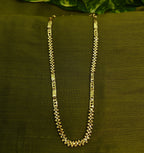 Gold-Tone Indo-Italian Mixed Link Premium Gold Chain for Women - Glossy Finish (19 Inches)