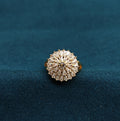 Gold-Tone Premium Ballerina Style Cocktail AD Ring for Women - Glossy Finish (Size Adjustable)