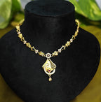 Gold-Tone Italian Style Link Chain Set for Women - Matte Finish