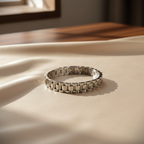 Gold-Tone Stainless Steel Watch style Link Bracelet for Men